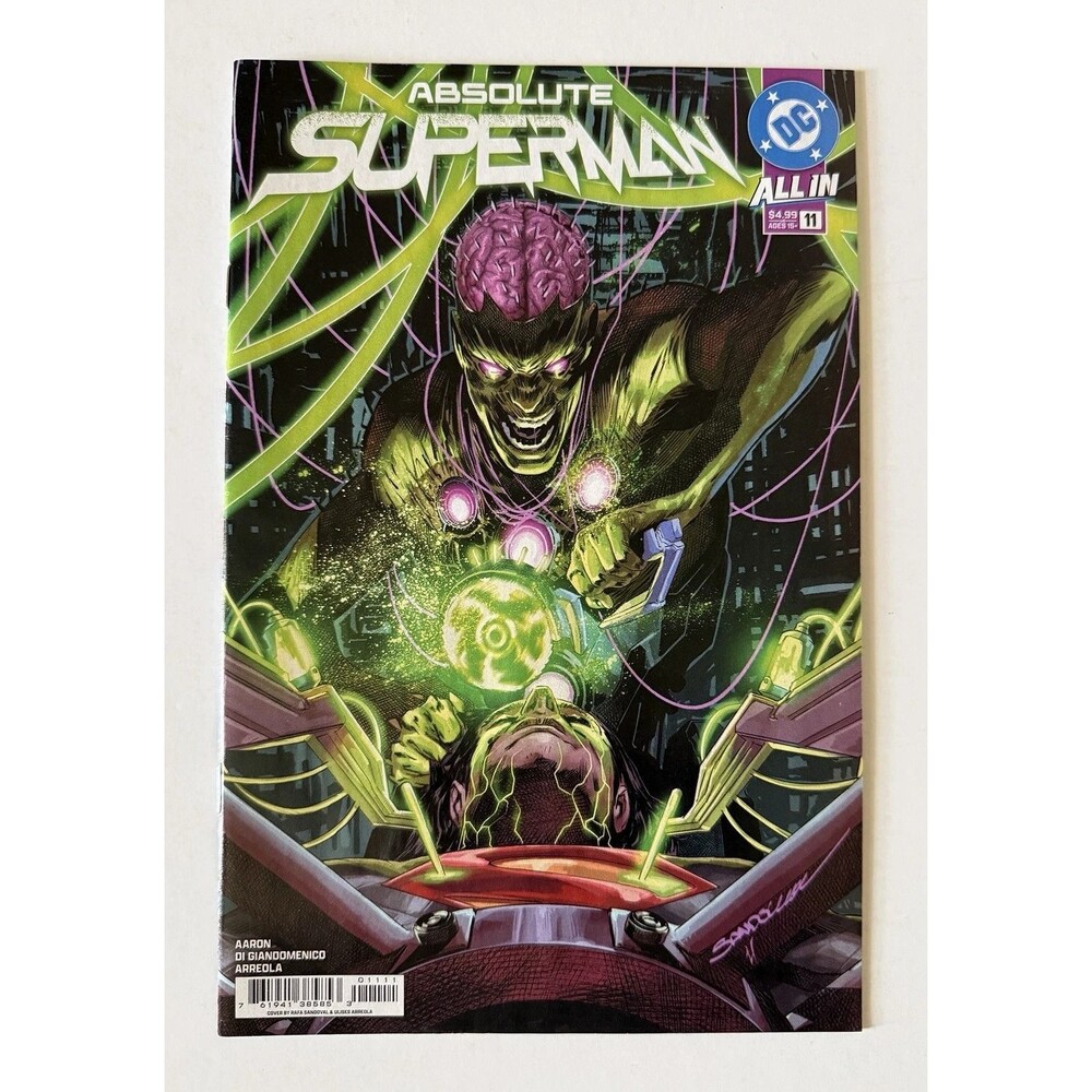 Absolute Superman #11 Rafa Sandoval cvr A 1st print NM 2025 Jason Aaron Brainiac
